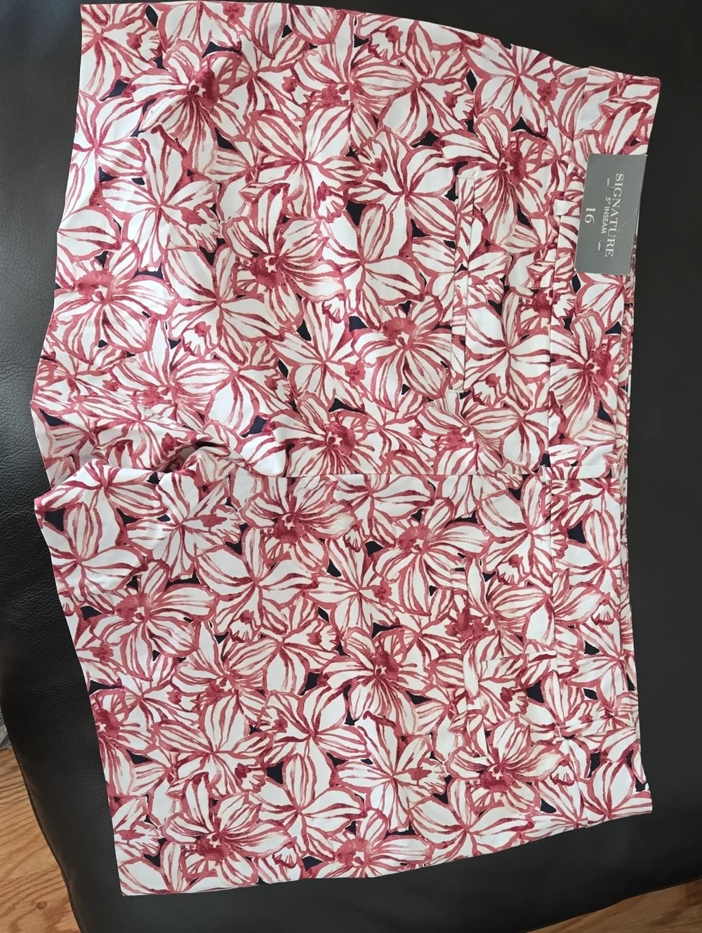 Floral Pink and White Tropical Print Shirts
